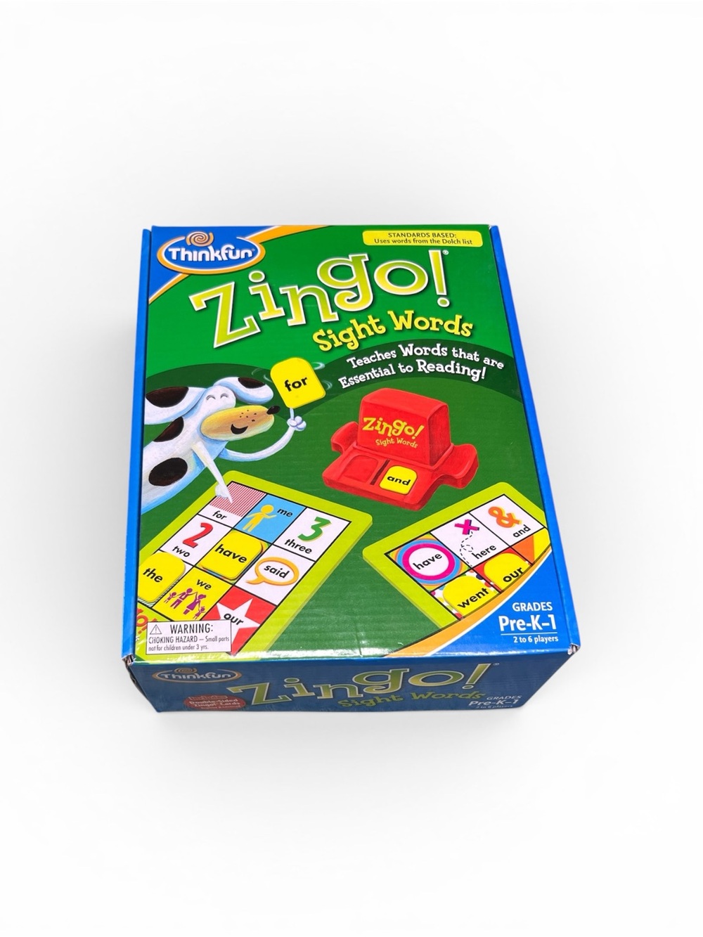 ThinkFun Zingo Sight Words Game Pre-K to 1st Grade Educational Reading Game